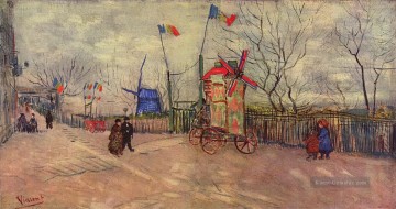  zu - Die Zuteilungen an Montmartre Vincent van Gogh